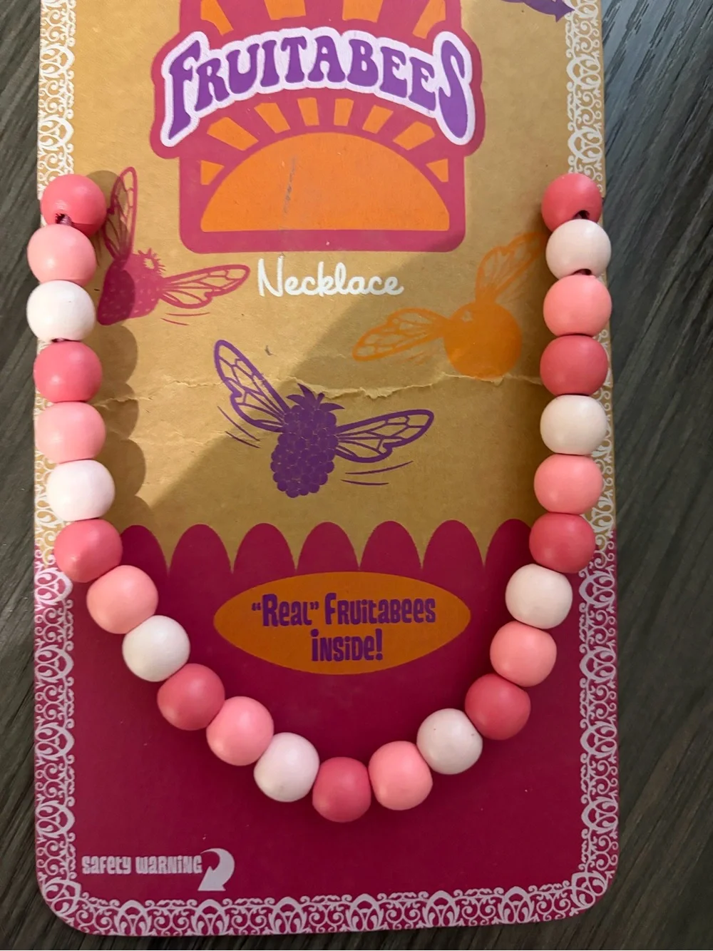 N/A pink beaded